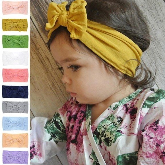 리본 아기 헤어밴드 5종세트(0-3세) 502099