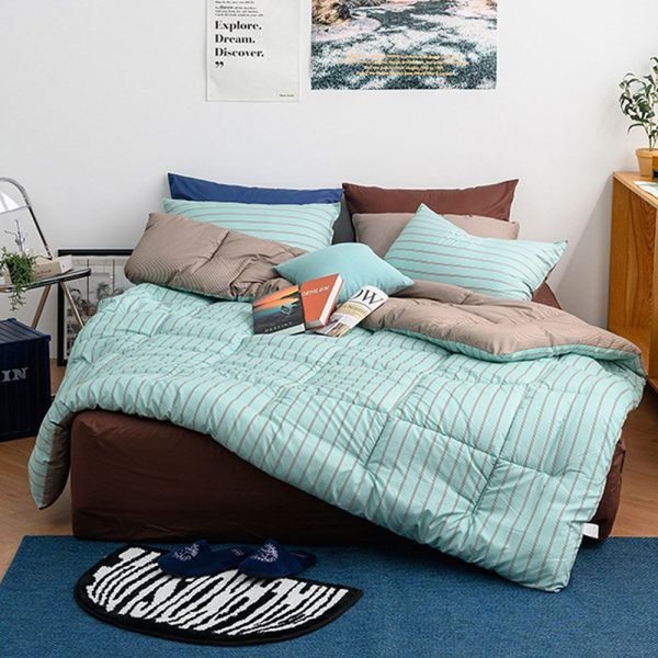 민트 마크 슈퍼싱글 사계절 차렵 이불 베개커버 세트