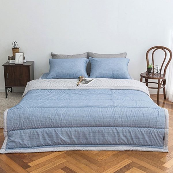 블루 드리즐 슈퍼싱글 간절기 이불 베개커버 세트